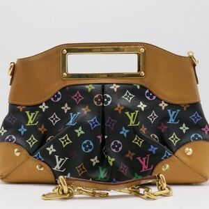 Louis Vuitton Monogram Multicolor Top Handle Bag Judy Handbag MM